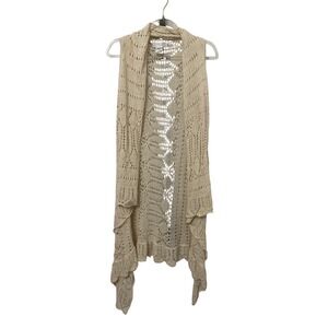 Whimsical Crochet Boho Shawl Cardigan S Festival Coastal Retro Beach Resort
